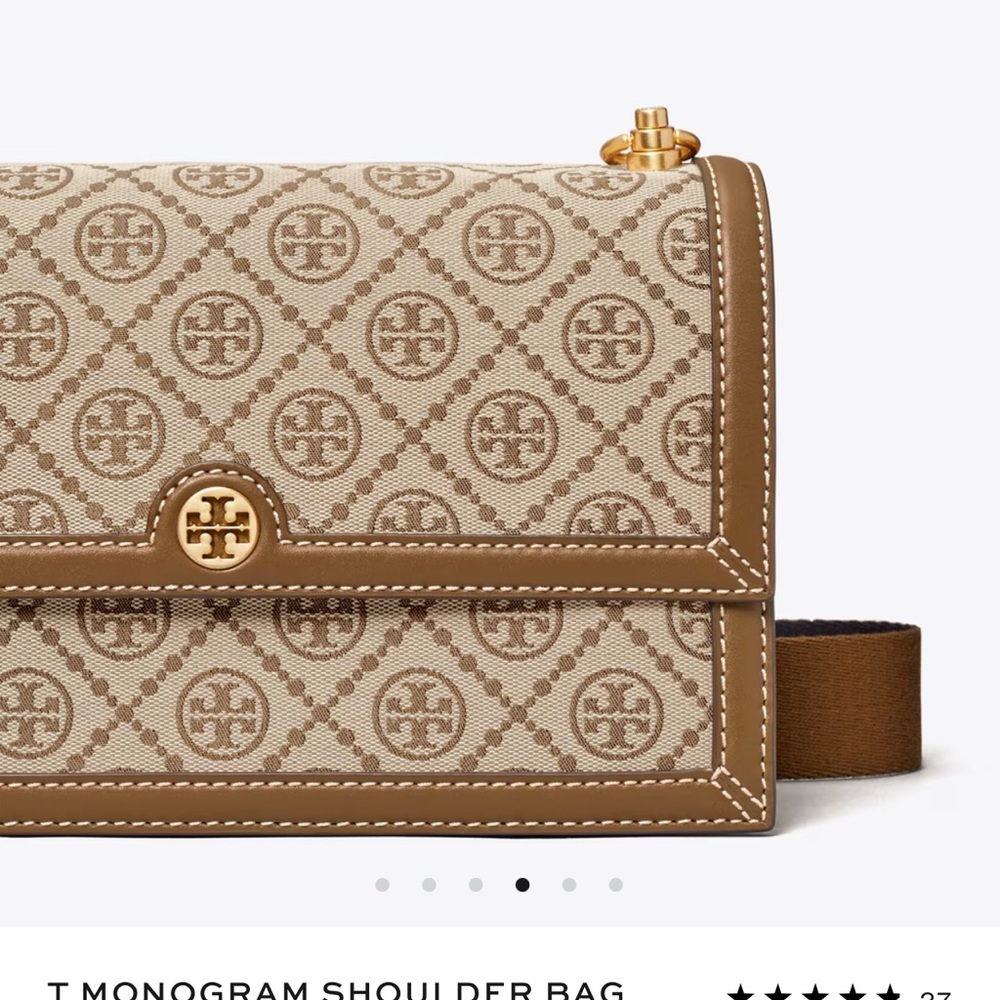 NWT Tory Burch T MONOGRAM SHOULDER BAG - Picture 9 of 12